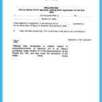 Age Declaration Form PDF Download