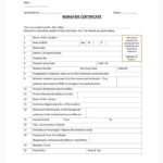 Bonafide Certificate Application Form PDF for Students, Employee