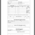 Railway Reservation Application Form PDF