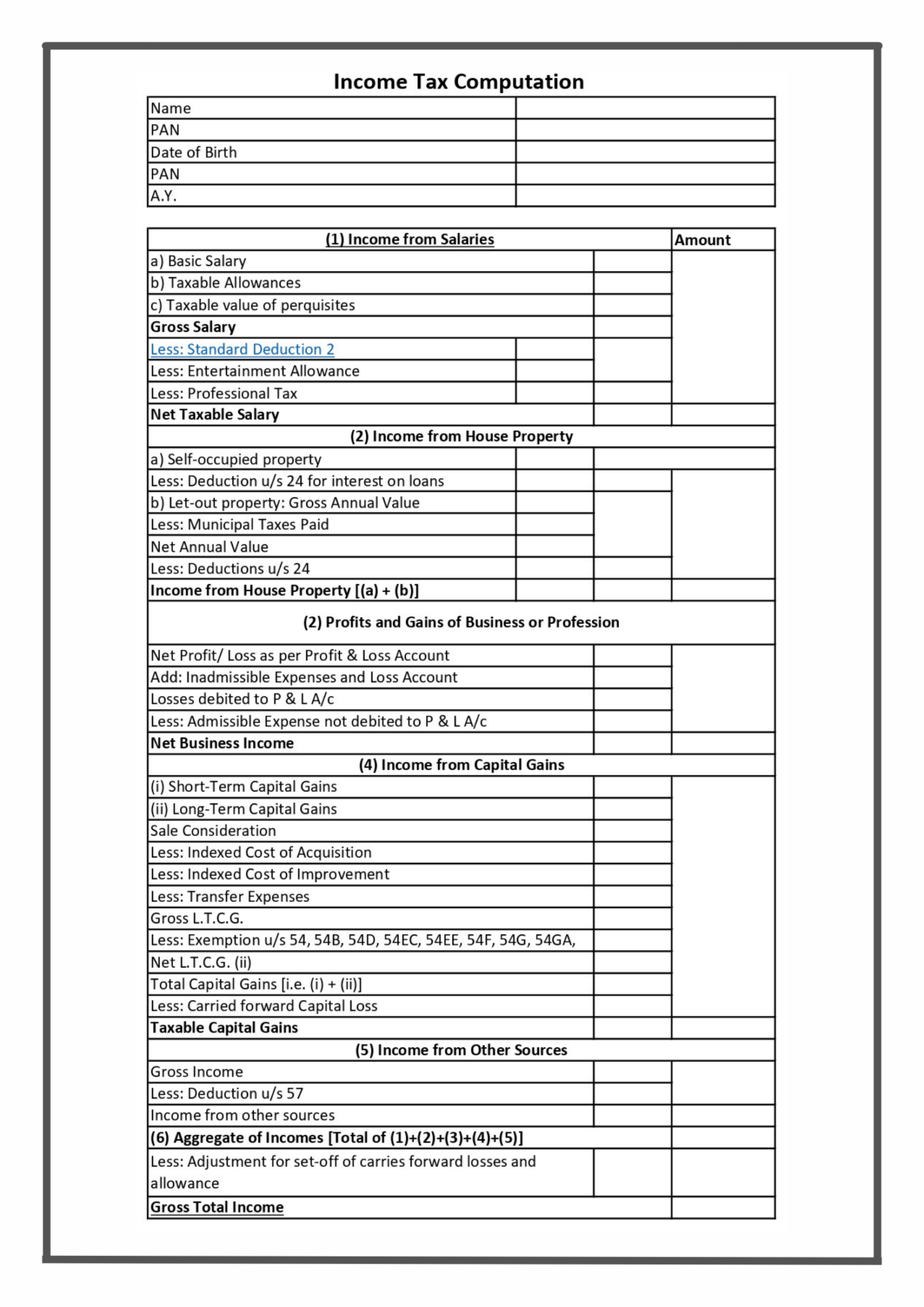 Unmarried certificate pdf format download